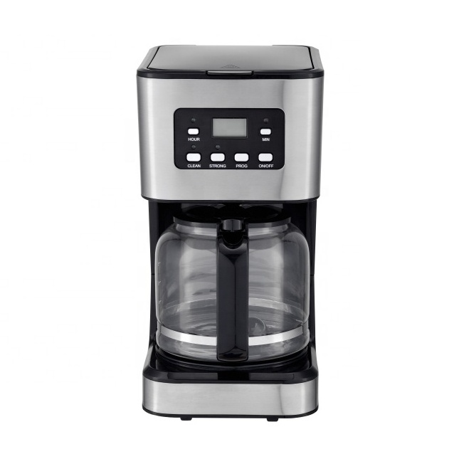 12 cup Programmable with Glass Carafe and LCD Display  Drip Coffee Maker machine