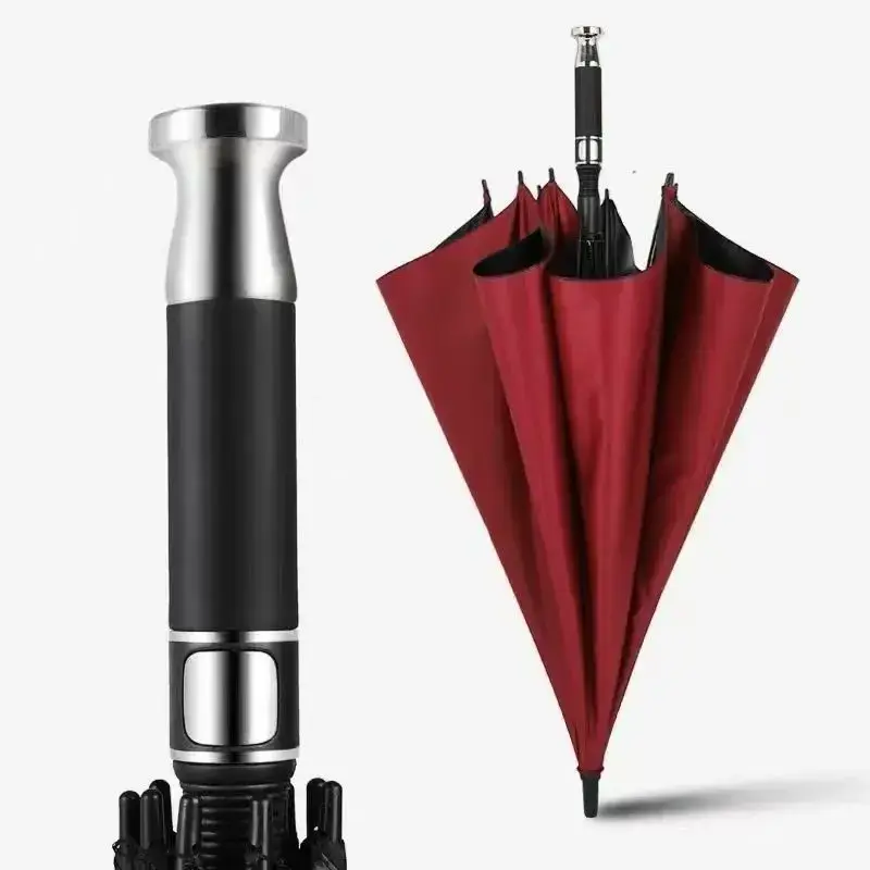 Wholesale Advertising Large Windproof Rolls Royce Golf Umbrella with Custom Logo Printing Straight Handle