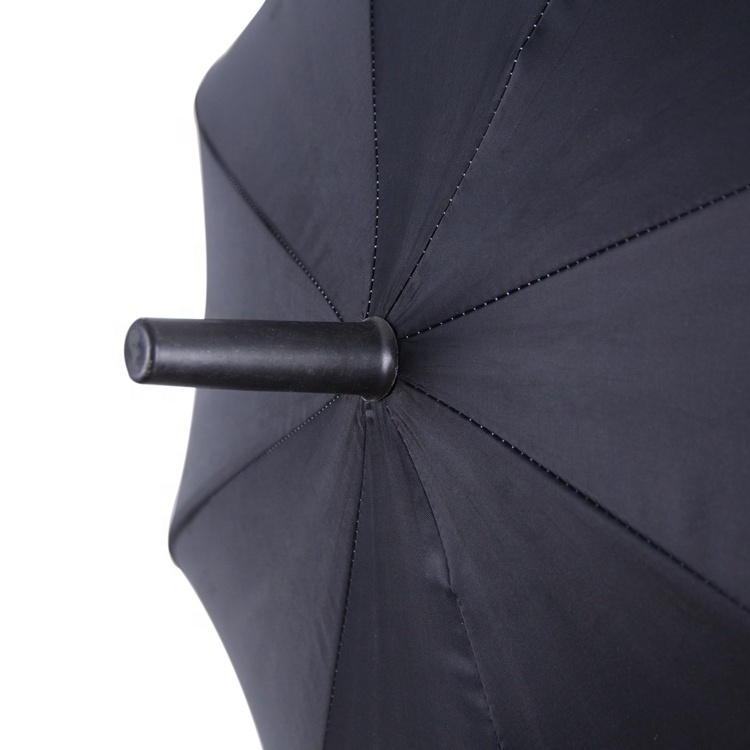 Supplier Business Custom Factory Auto Open Polyester Pongee Classic Golf Umbrella with Logo Double layer Fiberglass for Giveaway