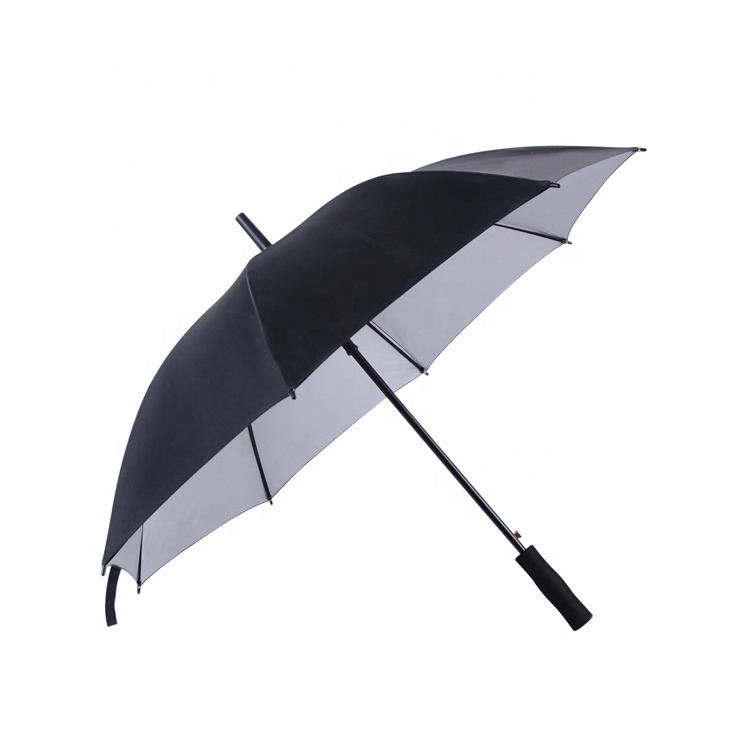 straight Umbrellas for custom logo print Light Weight auto open fiberglass ribs strong windproof for the rain golf umbrellas