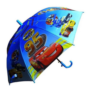 small umbrella for children Custom pattern logo print wholesales cheap cartoon straight umbrella promotion baby kids umbrella