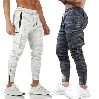 Mens Zip Joggers Pants Casual Gym Workout Track Cargo Pants Comfortable Slim Fit Tapered Sweatpants with Pockets