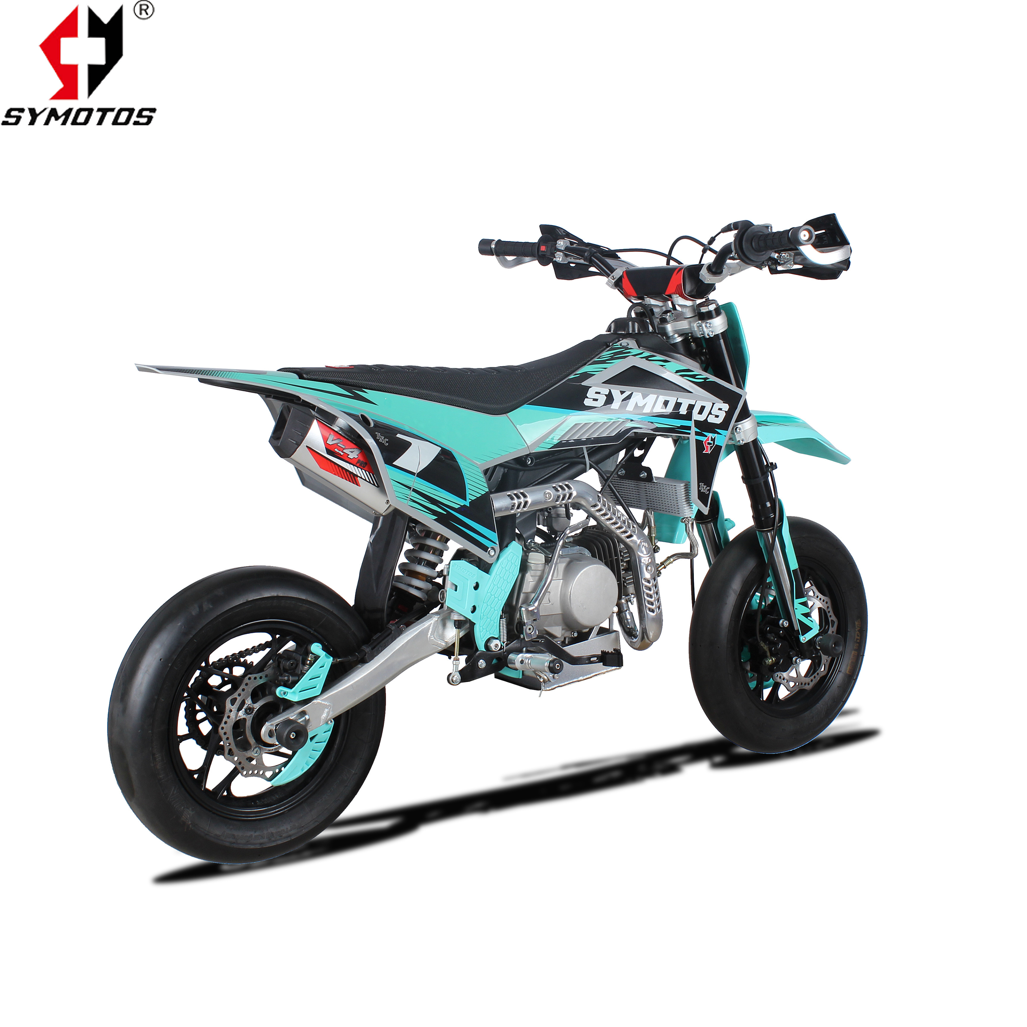 Symotos V2M 12/12 NEW Supermotard 140cc 190cc Oil cooler Pit bike Motard pitbike motorcycle ZS190 china bike GP moto dirt bike