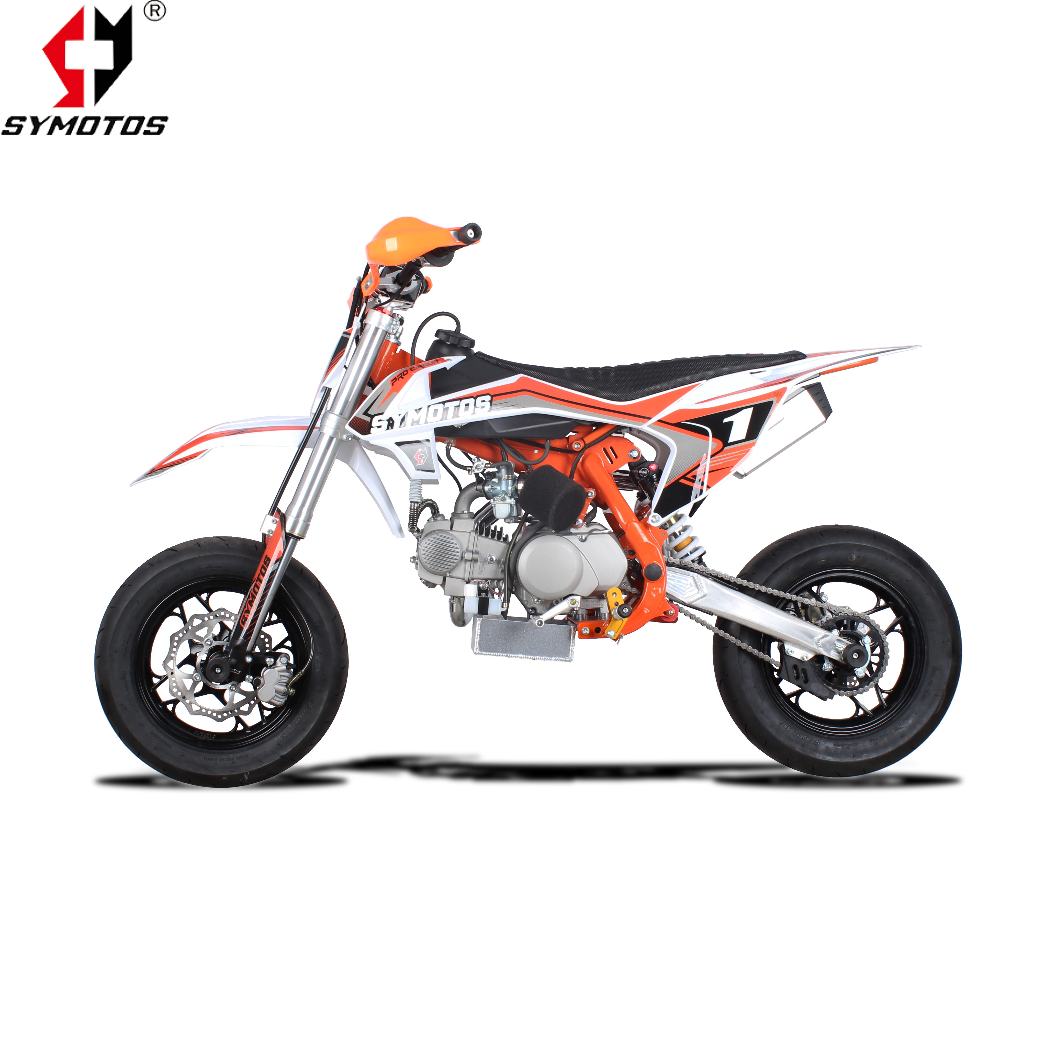 Symotos K1M 12/12 Supermotard 140cc 190cc Oil cooler Pit bike Motard pitbike motorcycle ZS190 china bike GP moto dirt bike