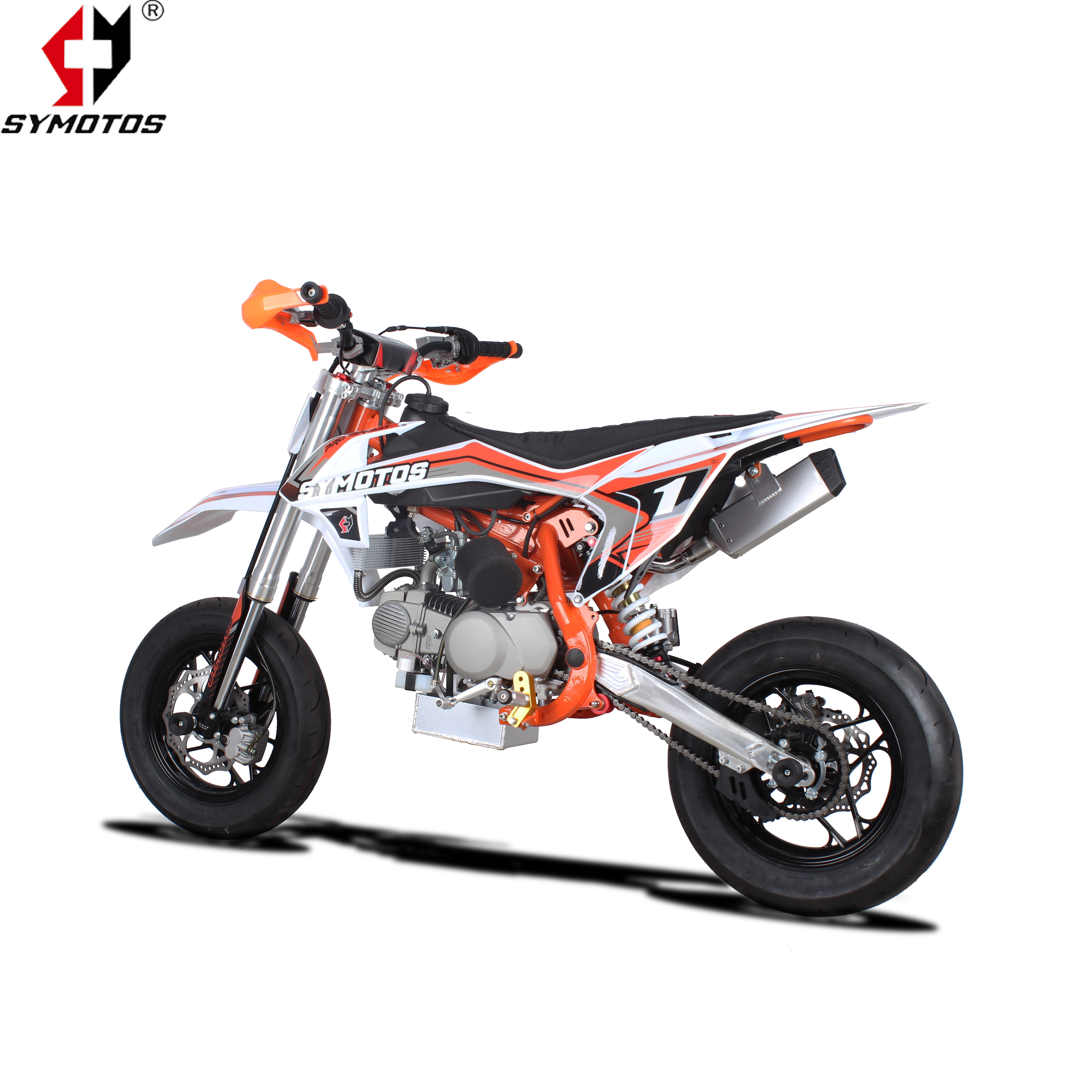 Symotos K1M 12/12 Supermotard 140cc 190cc Oil cooler Pit bike Motard pitbike motorcycle ZS190 china bike GP moto dirt bike