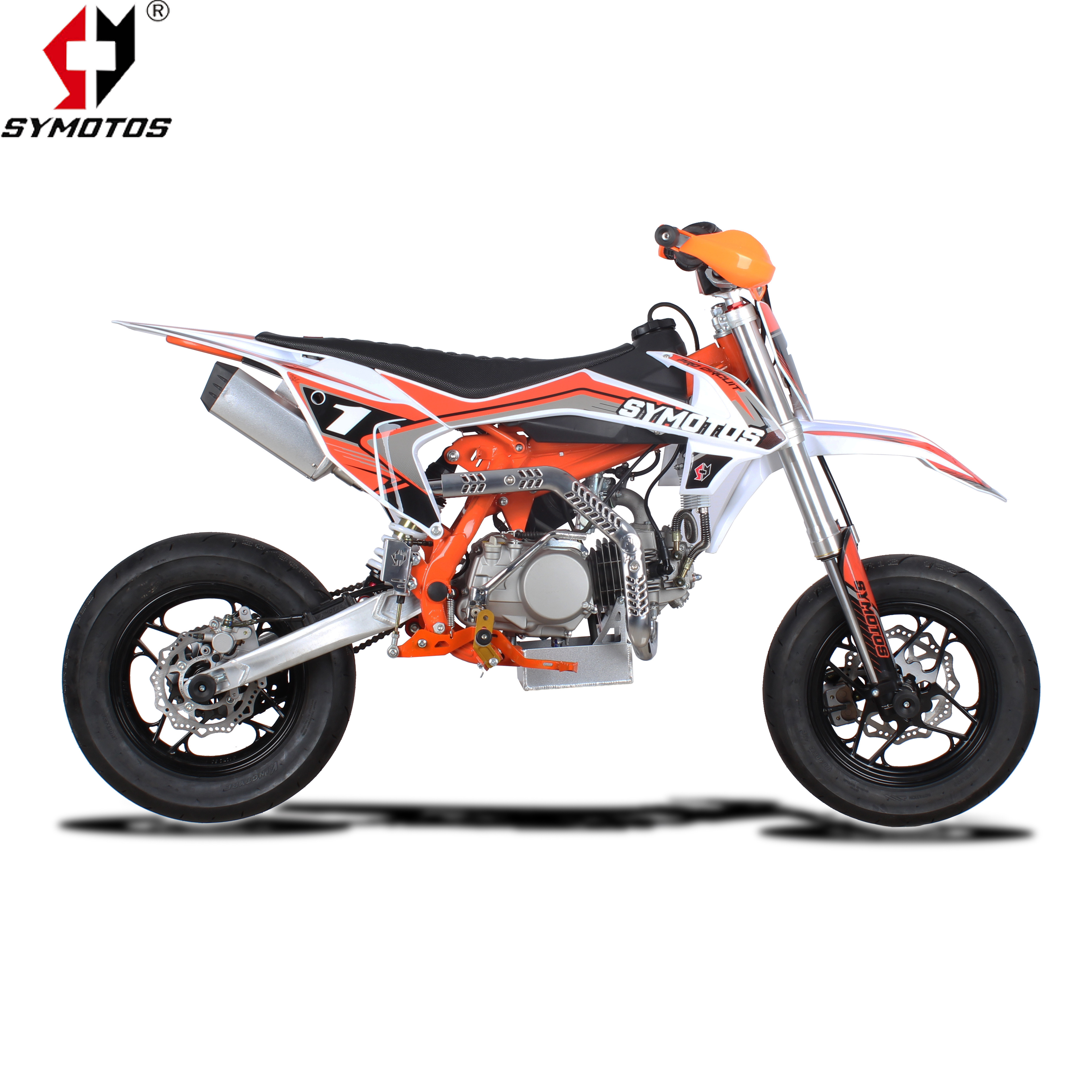 Symotos K1M 12/12 Supermotard 140cc 190cc Oil cooler Pit bike Motard pitbike motorcycle ZS190 china bike GP moto dirt bike