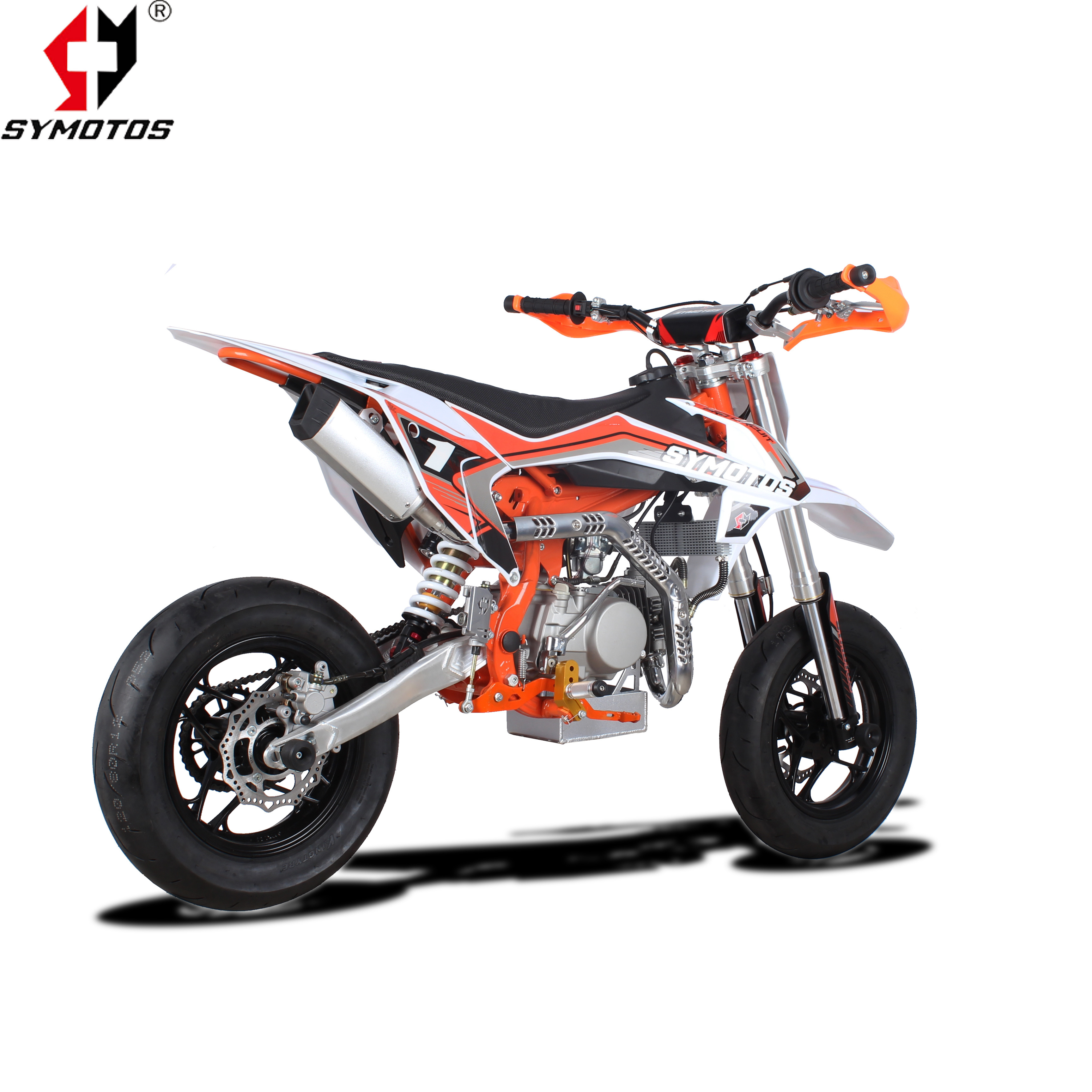 Symotos K1M 12/12 Supermotard 140cc 190cc Oil cooler Pit bike Motard pitbike motorcycle ZS190 china bike GP moto dirt bike