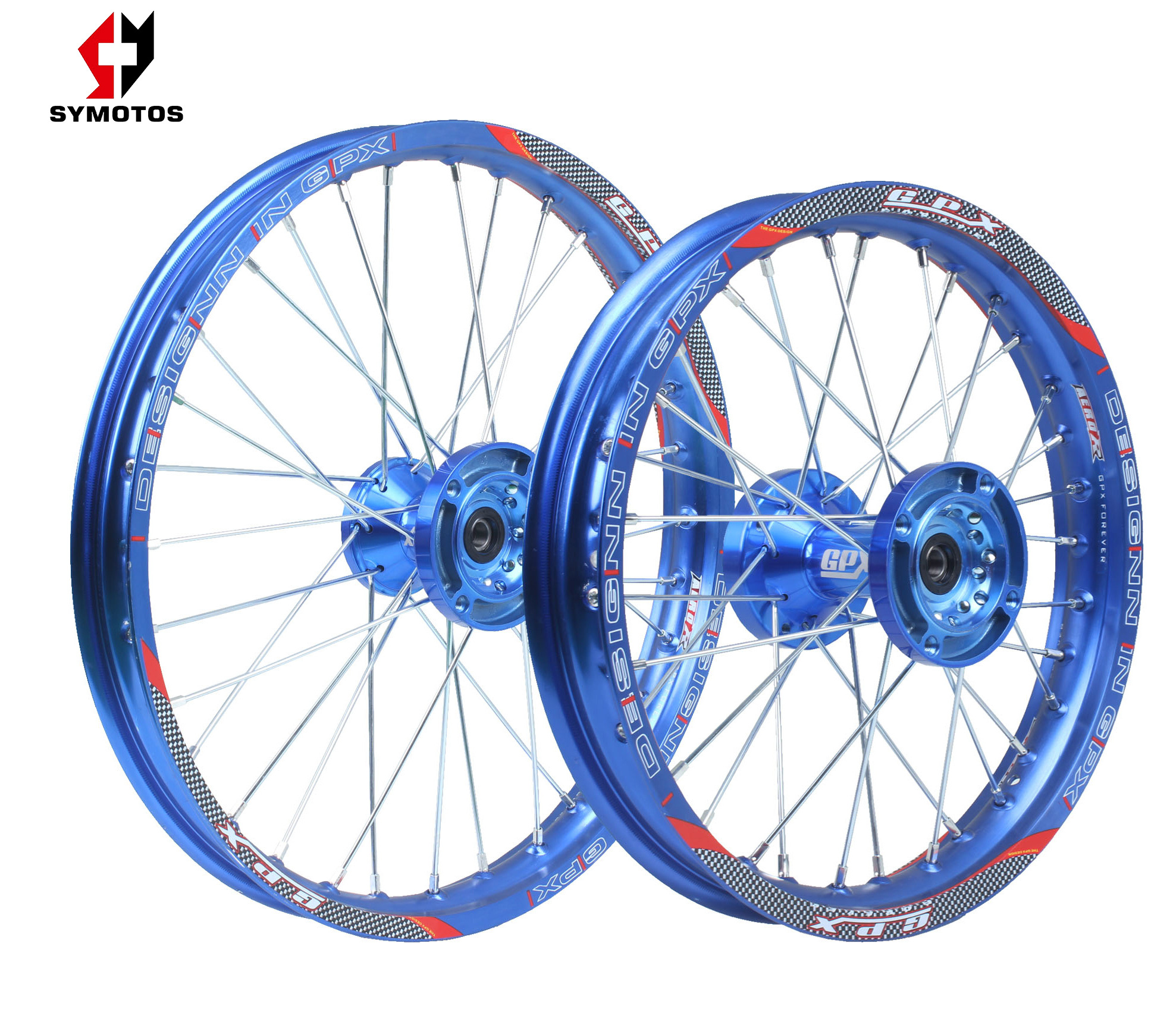 motorcycle pitbike dirtbike 17inch 14inch aluminum wheels alloy rim