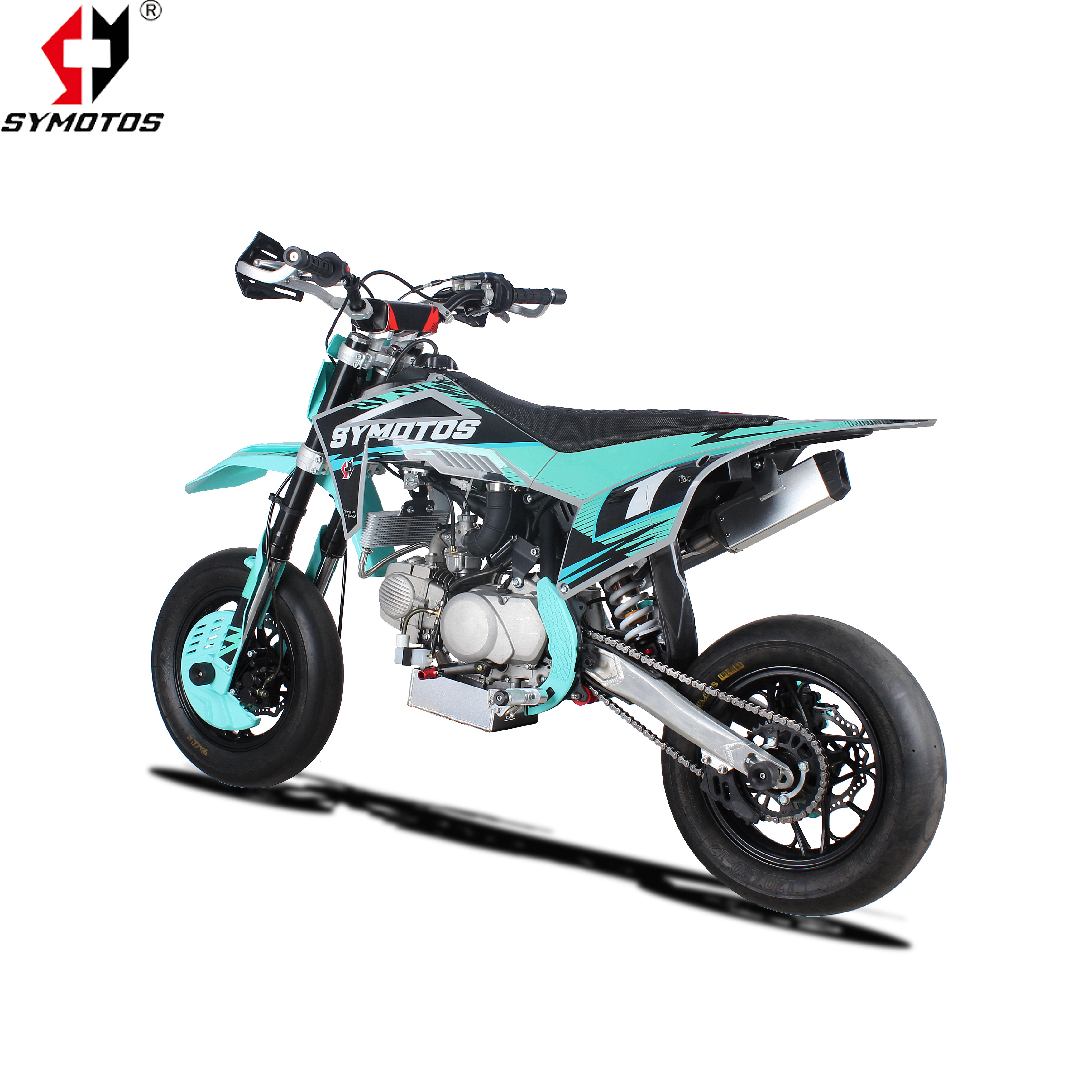 Symotos V2M 12/12 NEW Supermotard 140cc 190cc Oil cooler Pit bike Motard pitbike motorcycle ZS190 china bike GP moto dirt bike