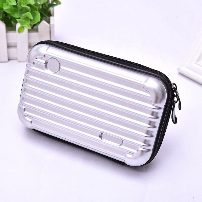 Custom mini suitcase makeup PC cosmetic bag Pvc Cosmetic Bag