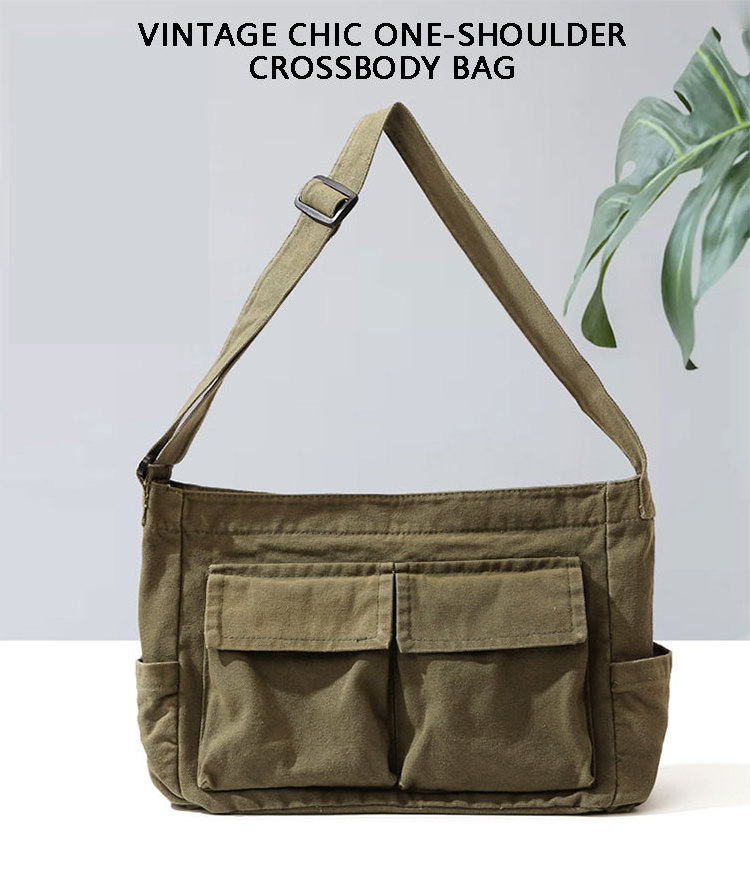 Sympathybag casual work bag crossbody canvas tote shoulder bag