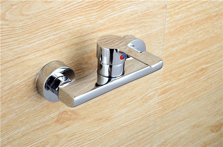 SKL-0983 Single Handle Chrome Bath Shower Water Mixer Tap Bath Shower Faucet Apartment Hotel Bathroom Faucet