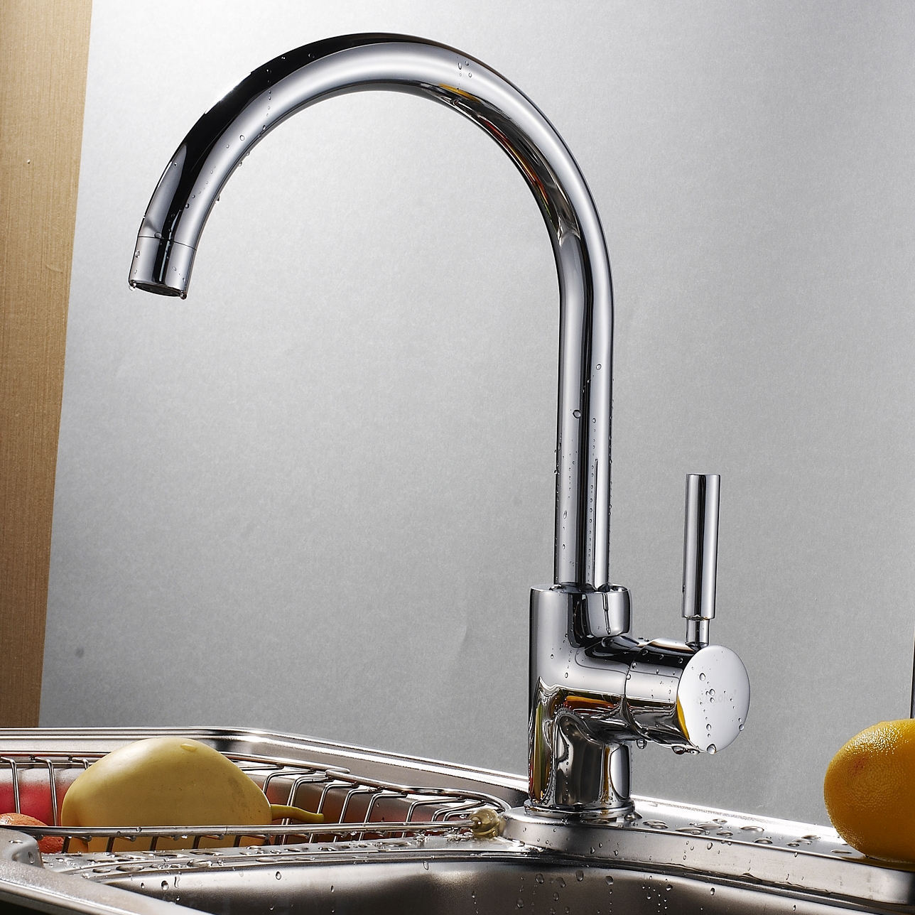 New design Hot selling Fashionable Commercial restaurant flexible sink kitchen faucet single handle brass kitchen faucet