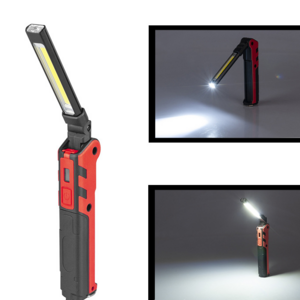 Strong light COB rechargeable work lamp foldable multi-functional portable emergency car repair work inspection lamp