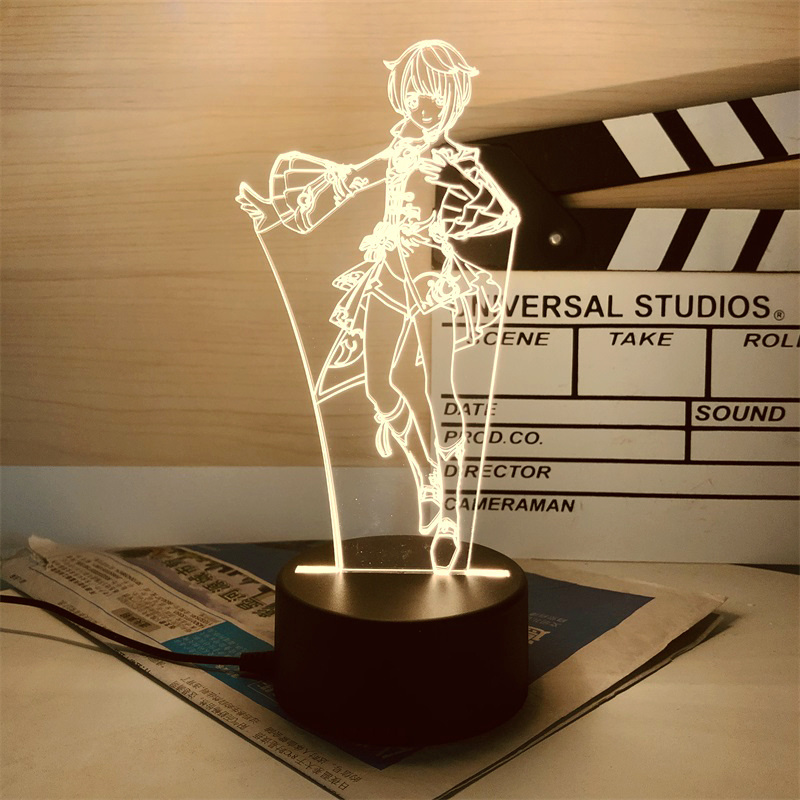 Custom 3d Acrylic Anime Demon Slayer Led Motion Sensor Night Light