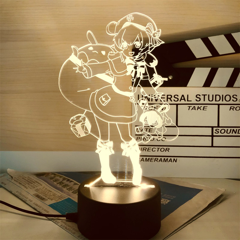 Free Sample Creative Led Night Light Note Board Message Board 4000+ Designs Anime 3d Lamp Night Light Base