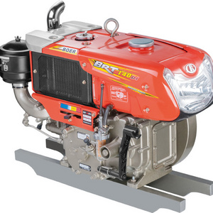 motor diesel monocilindrico de la marca Boer, refrigerado por agua, 14HP, alta calidad, RT140