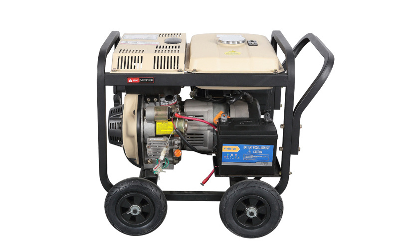 Portable diesel generator with 4 wheels Diesel generator set with CE