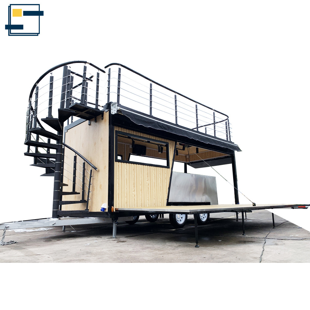 2024 high quality Food trailer truck ice cream hot dog machinery Factory Directly Sell Mobile Hot Dog Cart Kiosk