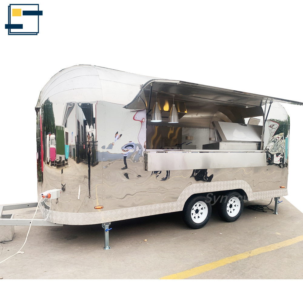 2024 high quality Food trailer truck ice cream hot dog machinery Factory Directly Sell Mobile Hot Dog Cart Kiosk