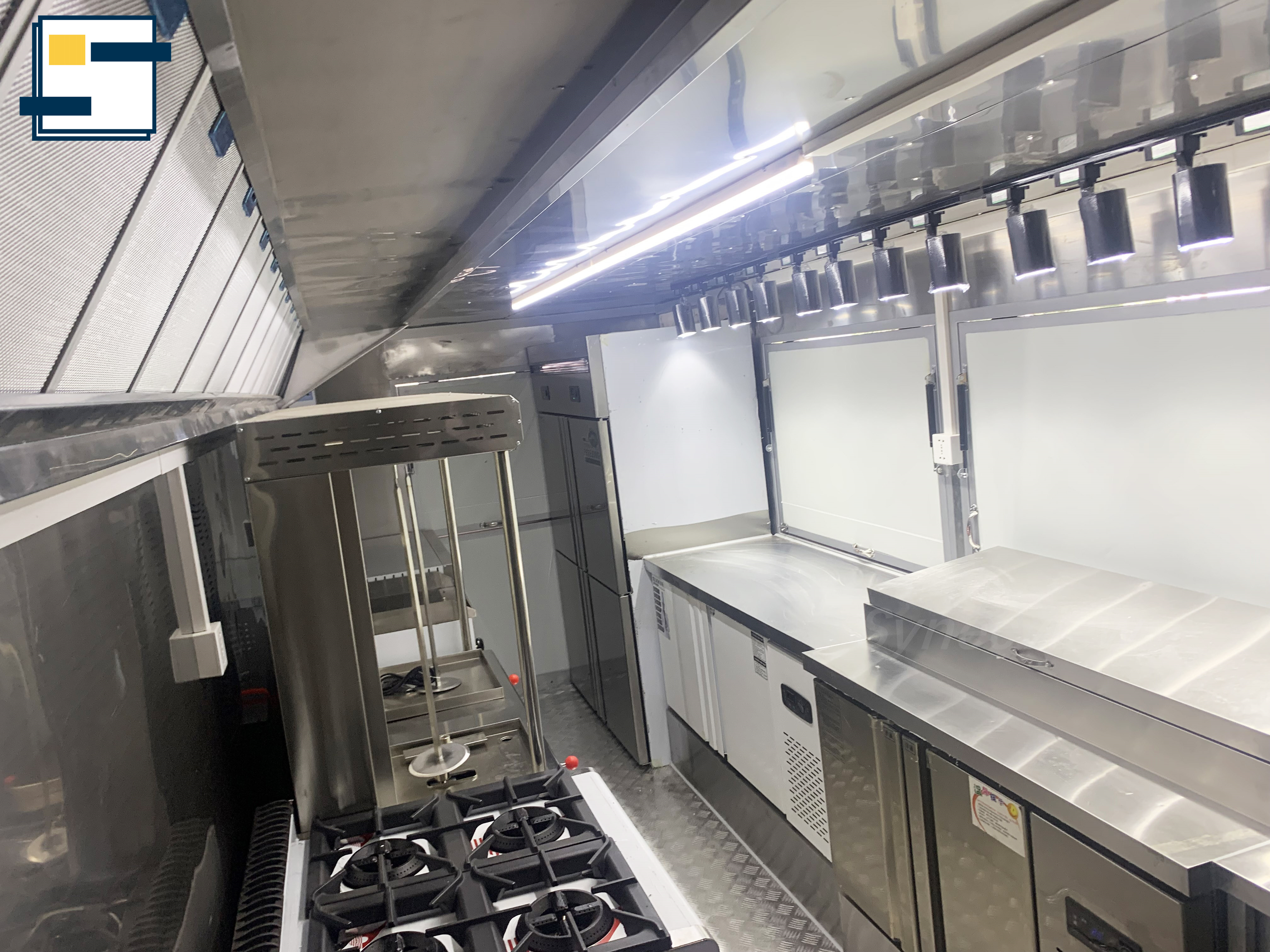 2024 Kitchen Van Concession Trailer customized Trailer with equipments  Mobile food truck For sale