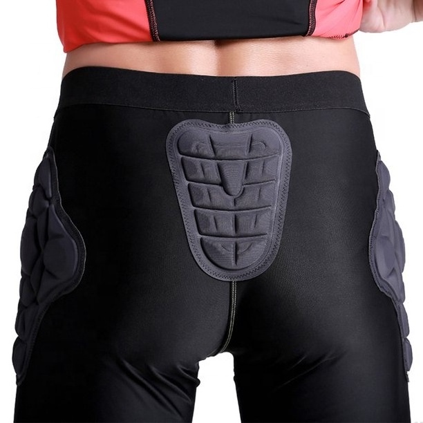 Men Nylon Anti-Collision Shorts Pants Football Baseball Basketball Bike Rugby Snowboard Ski Volleyball Padded Protective Gear