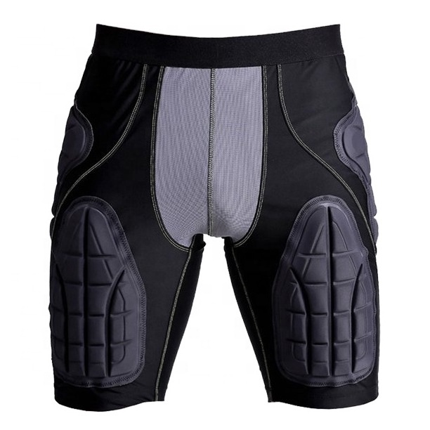 Men Nylon Anti-Collision Shorts Pants Football Baseball Basketball Bike Rugby Snowboard Ski Volleyball Padded Protective Gear