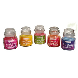 Aromatherapy Color Scented Jar Candles Paraffin Wax 3oz Bell Jar Candles from Top Listed Indian Supplier & Exporter