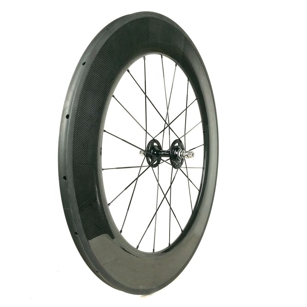 Wheel Carbon Track For Fixed Gear Rear Wheel 700C Fixie Bike Rims 88mm Wheels Single Speed Fixie Wheelset 700C Tubular