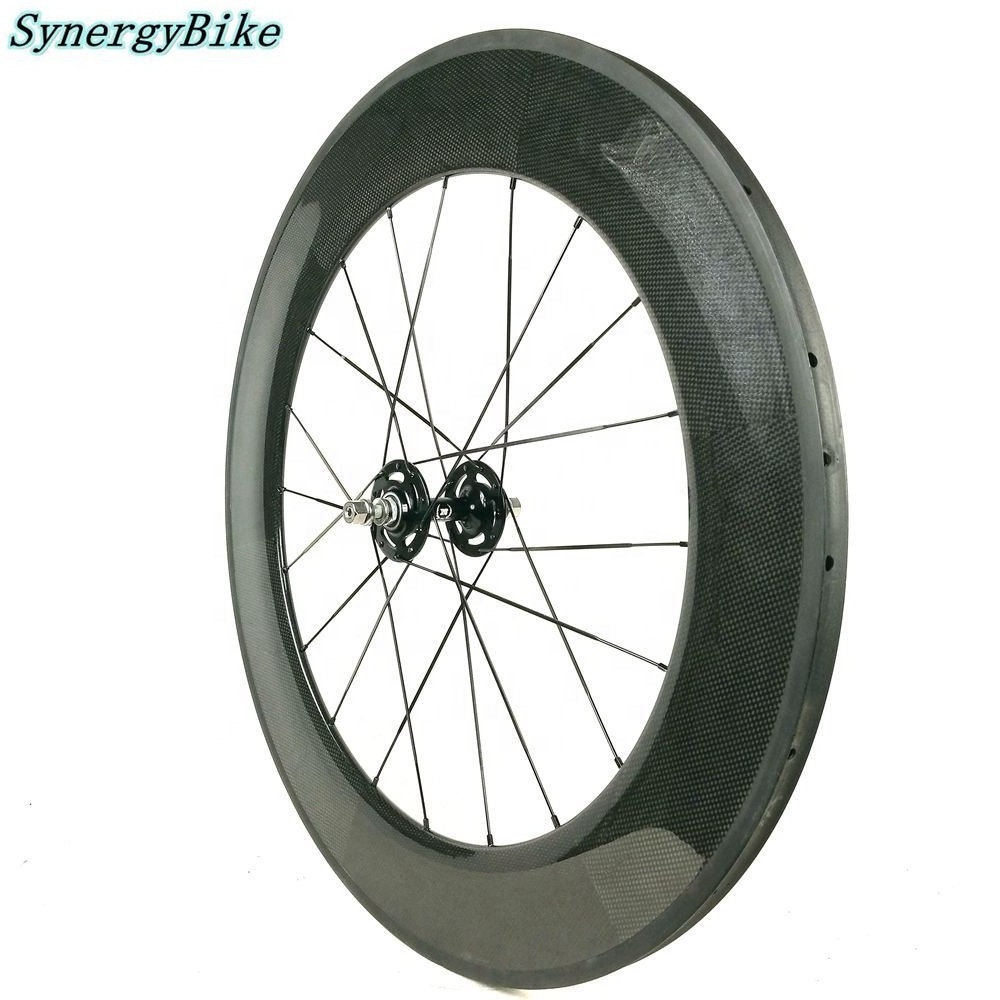 Wheel Carbon Track For Fixed Gear Rear Wheel 700C Fixie Bike Rims 88mm Wheels Single Speed Fixie Wheelset 700C Tubular