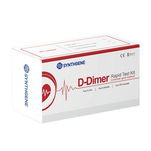 Cardiac Marker One-step Test Kit Medical Reagent D-Dimer Rapid Testing  Kit Cassette Strip