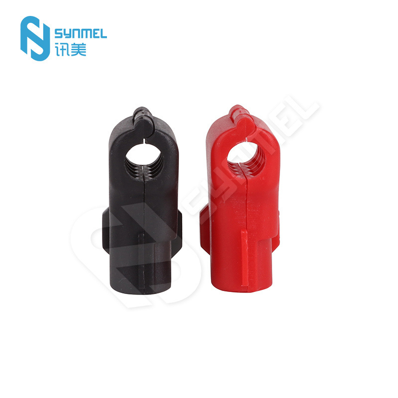 Anti-theft Security Display Hook Lock for Shop Retail Stop Lock for Display Slat Wall Plastic Red Security  Lock