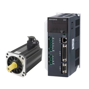 Synmot 130mm  1.5kW Motor Servo Drive+ Servo Motor,100% New And Original 240V Ac Servo Spindle Motor Drive