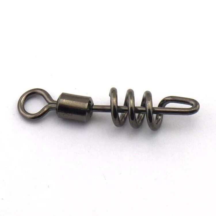 Fishing Swivel With Screwed Snap Swirl Clip Corkscrew Link