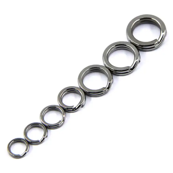 Accessories Stainless Steel Round Rig Ring Link Carp Double Circle