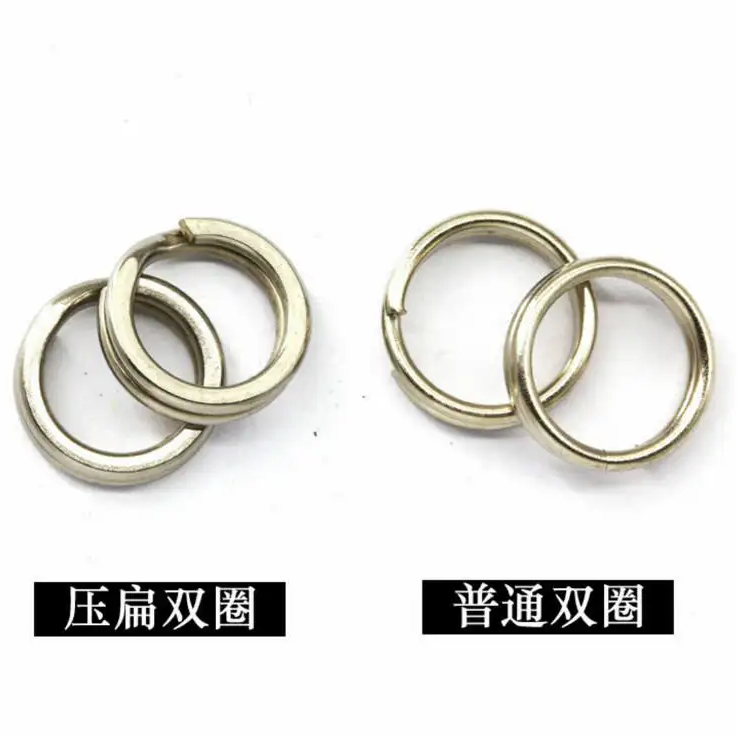 Accessories Stainless Steel Round Rig Ring Link Carp Double Circle