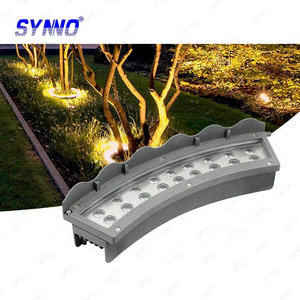 12w 18w 24w 36w Outdoor Waterproof Ip65 Curve Corrugated Light Crescent Shaped Flood Lamp Tile Roof Light for Garden Landscape