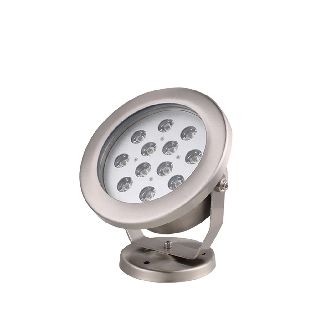 Stainless steel ip68 fountain lamp underwater light under water fountain light ac12v mini led fountain lamp