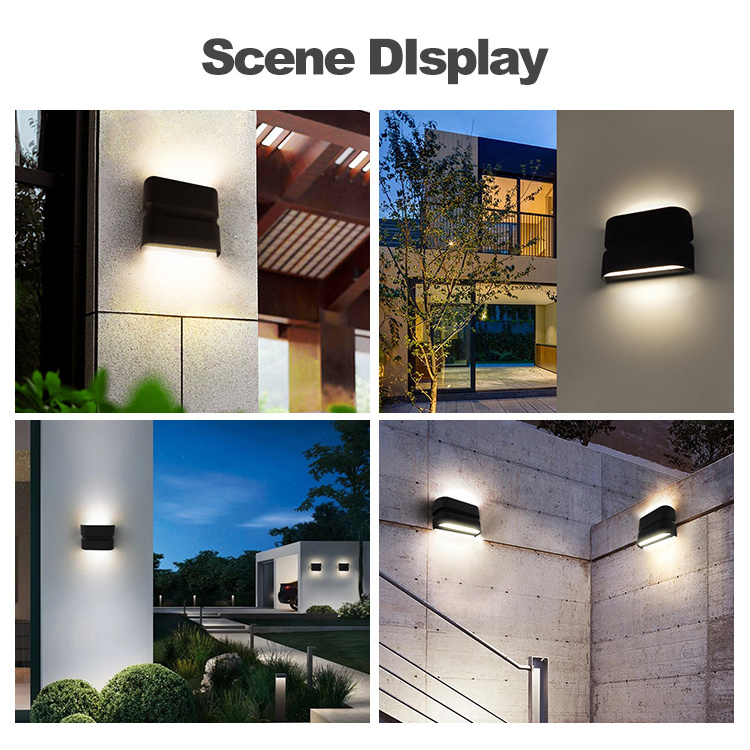 Customize Outdoor Garden Gate Restaurant Mounted Fancy Outside Led Wall Light Decorate Scone And Pack Down Plug In Wall Light