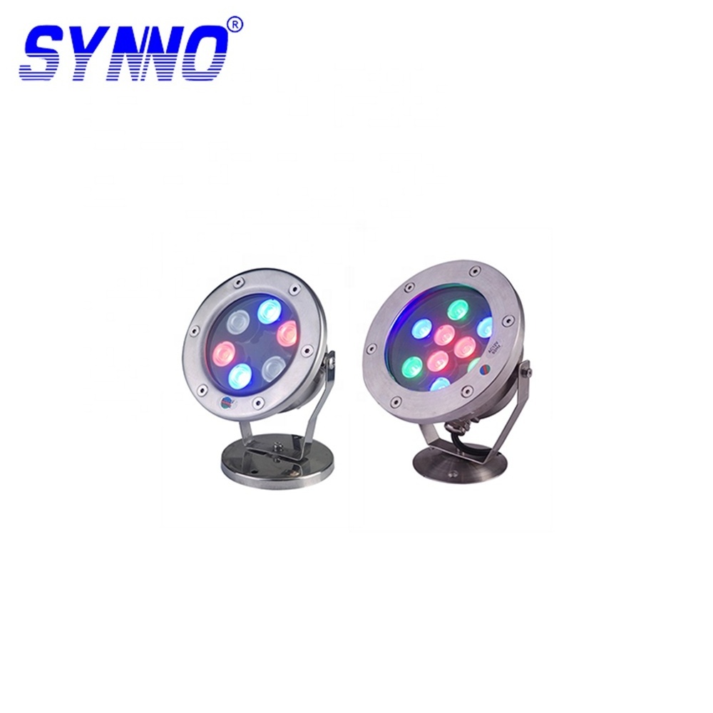 Stainless steel ip68 fountain lamp underwater light under water fountain light ac12v mini led fountain lamp