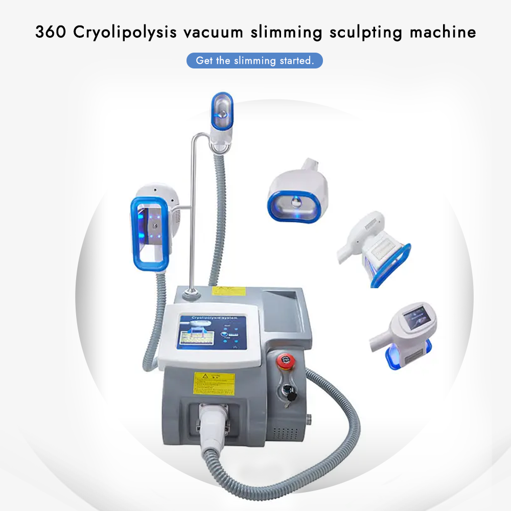 Synogal portable 3 handle cryolipolysis vacuum ABS contouring body sculpting fat freezing cryolipolysis machine