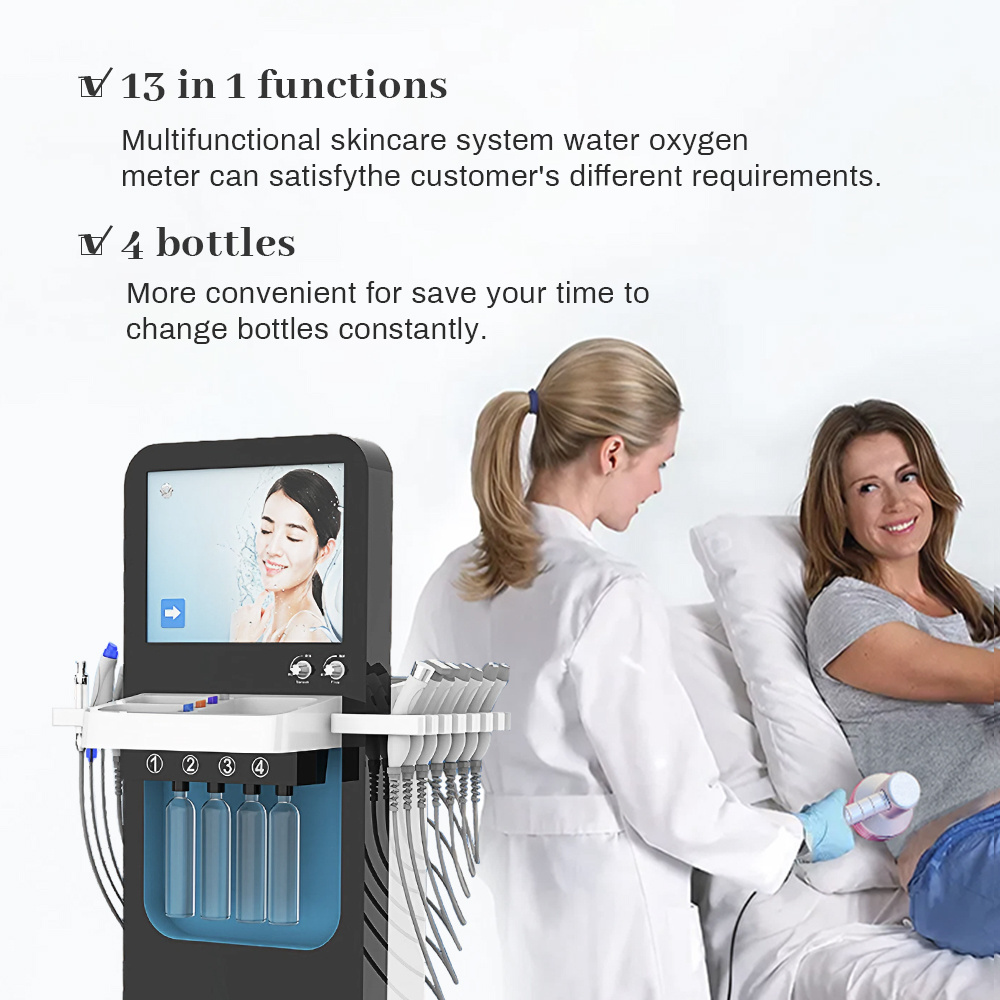 Synogal professional OEM ODM 13 in 1 hydro facial microdermabrasion EMS hydra dermabrasion machine