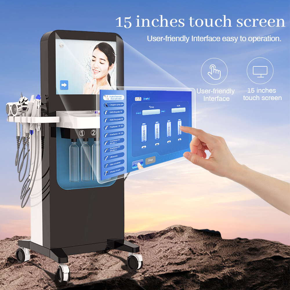 Synogal professional OEM ODM 13 in 1 hydro facial microdermabrasion EMS hydra dermabrasion machine