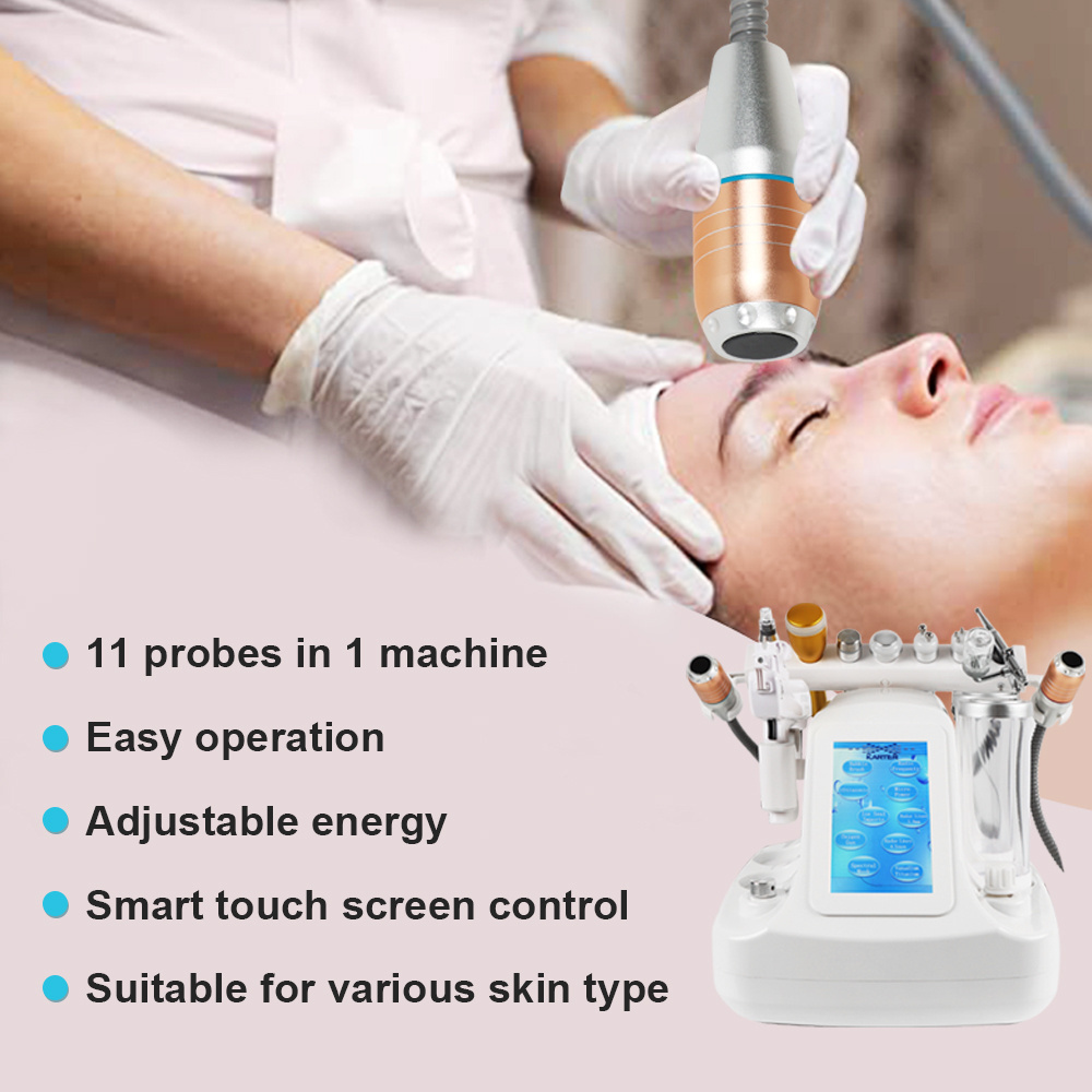 11 In 1 hydra water dermabrasion RF bio lifting spa facial machine hydro aqua beauty salon equipment