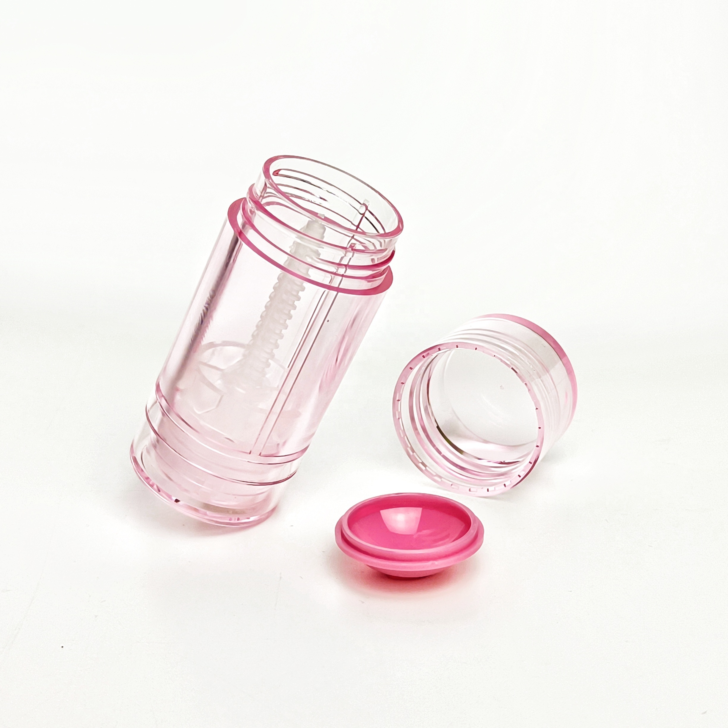 15 ml bottom fill twist up ABS wheat straw PCR material deodorant antiperspirant container cosmetic stick Travel Size container