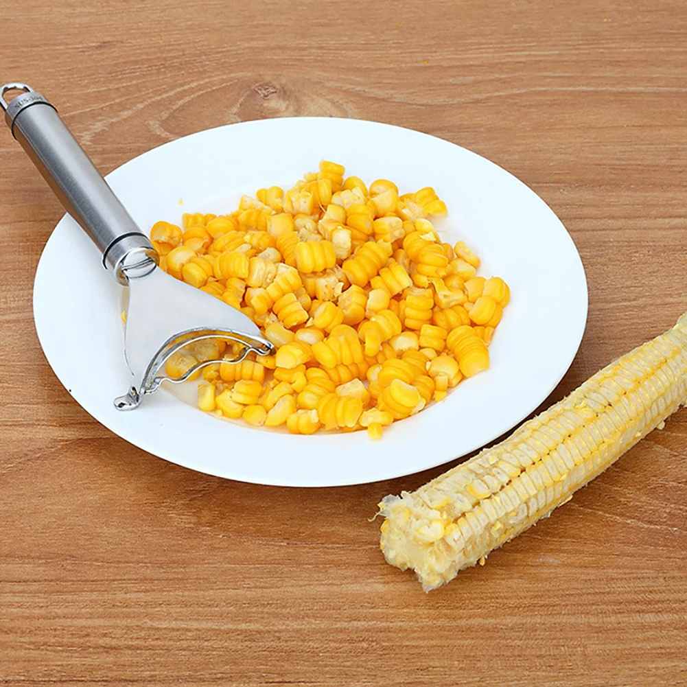 Corn Planer  Stripper Tool Premium Stainless Steel Corn Thresher Cob Remover Tool Quick Corn Cob Remover