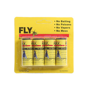 Sticky Fly Ribbons Roll Double Sided flies Paper Strips Insect Bug Home Glue Fly Trap Catcher Bug Mosquito Killer