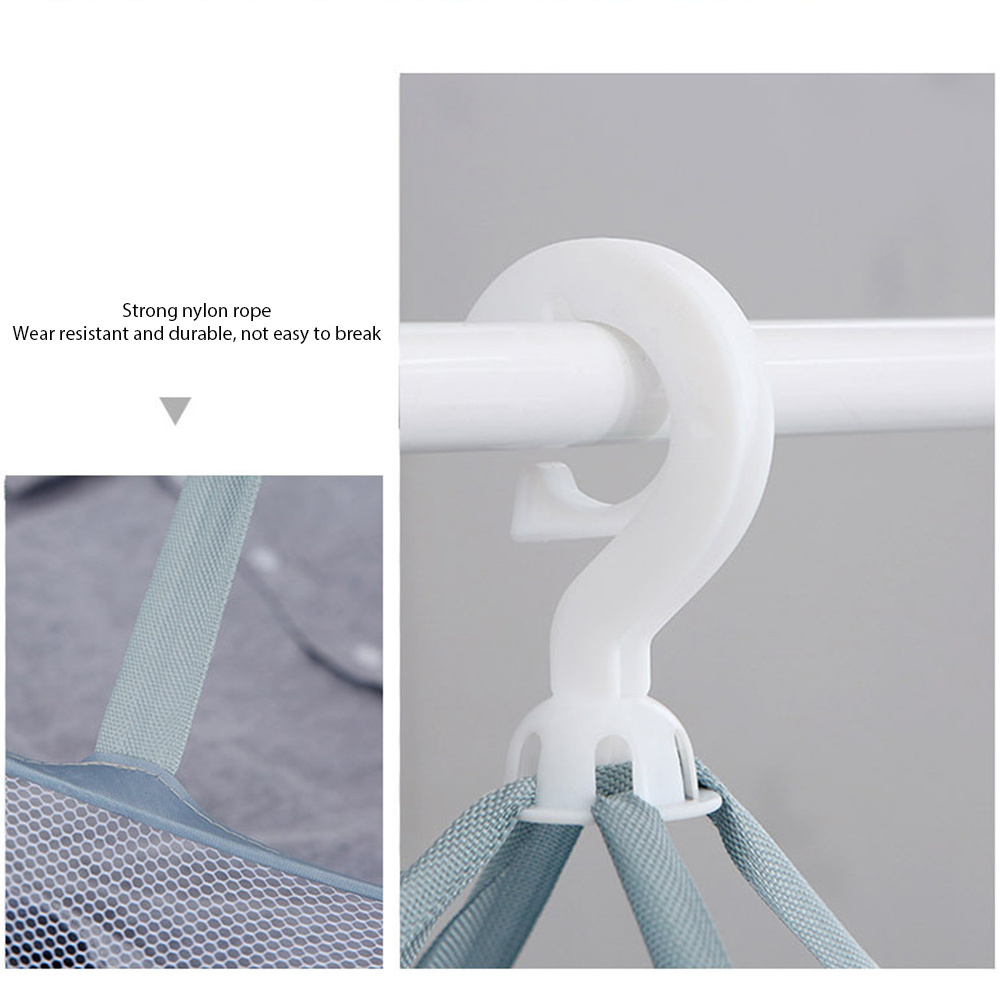 Hanging Camping Drying Net  Foldable Hanging Dryer Rack Round Mesh Clothes Drying Basket Indoor Outdoor Clothes Drying