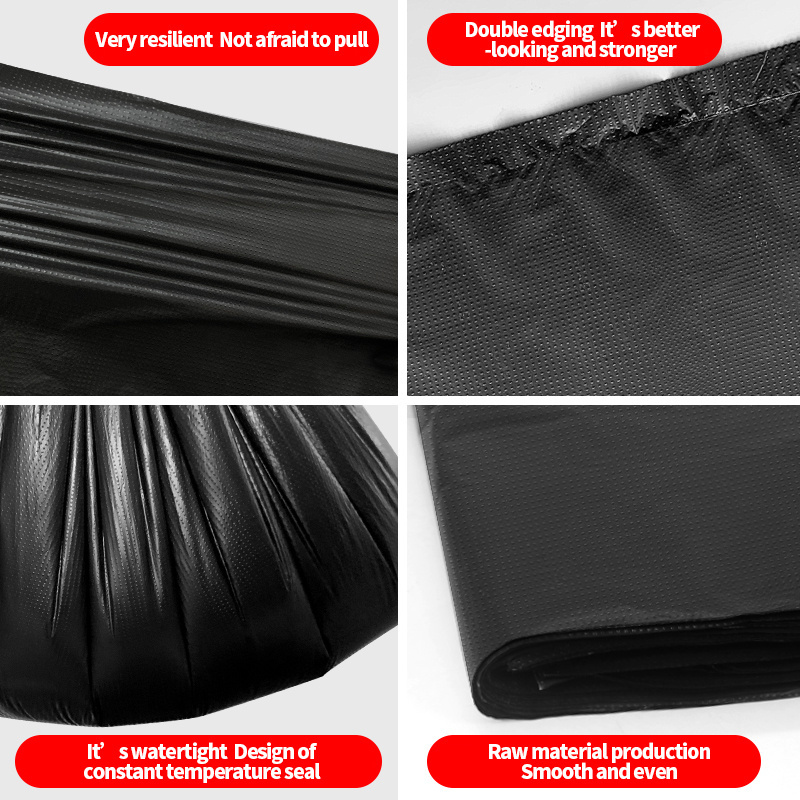 Bathroom Kitchen Garbage Bag Hospital Property Large Plastic Roll Garbage Bag Household Domestic Garbage Bag