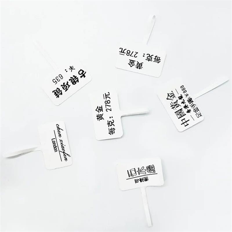 Synthetic Direct Thermal  Material and Heat Sensitive Feature jewellery barcode sticker labels RFID Tag Jewelry Label